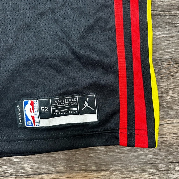 Atlanta Hawks Hunter Jordan Nike Authentic Jersey NBA Basketball Swingman 52 XL - Picture 4 of 5